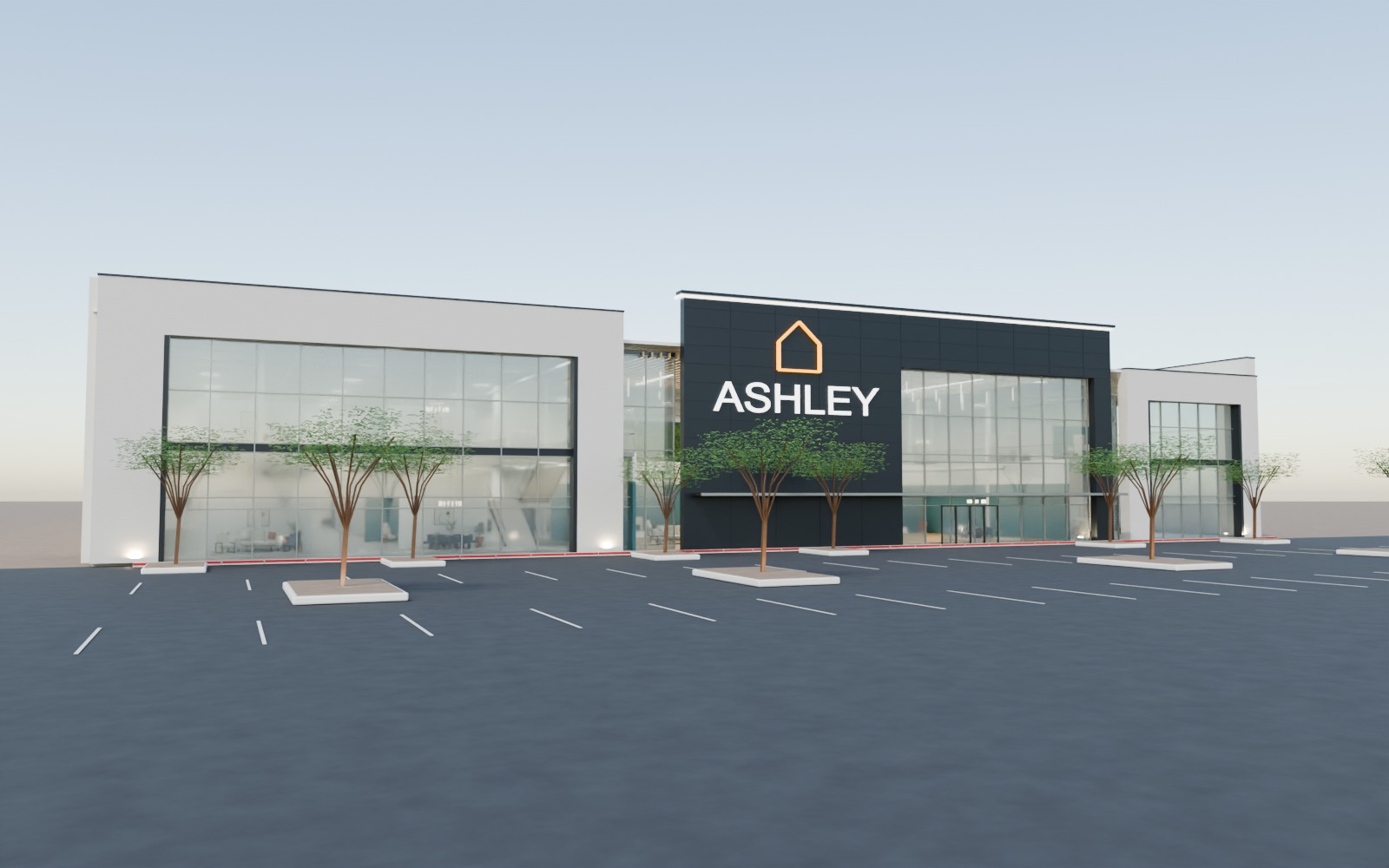 Blender rendering of Ashley at The Curve